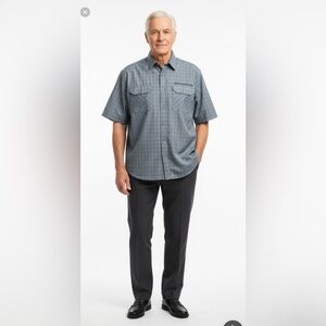 Reel Legends‎ Light Gray Checkered Men's Shirt
Ships next day .